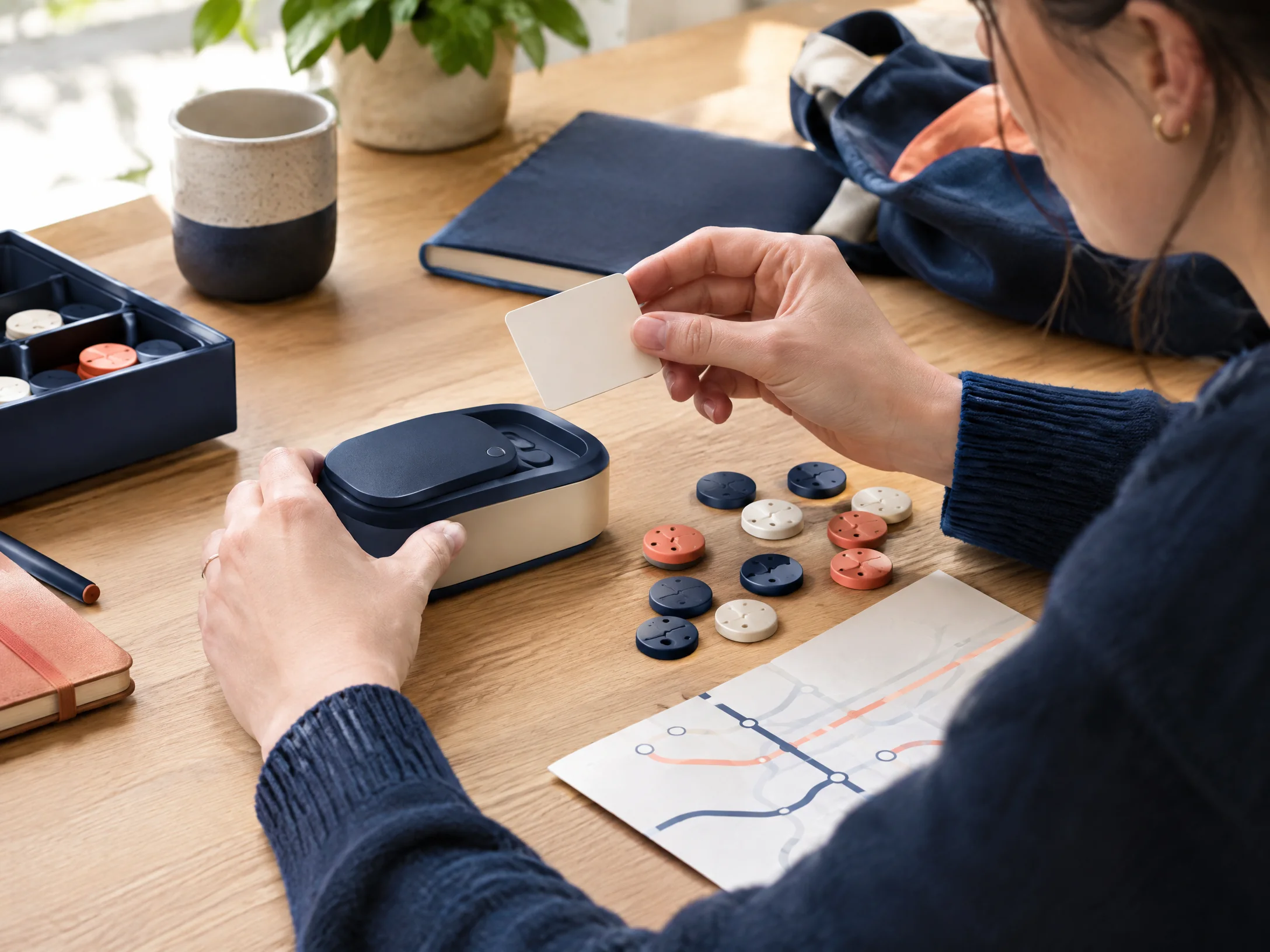 Quality check at an engineering worktable